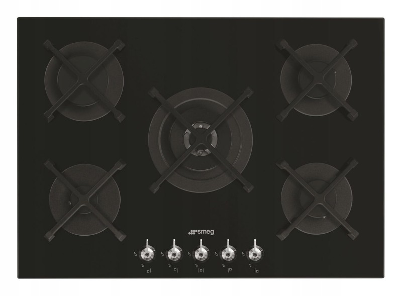 Płyta gazowa 72cm 5 palników żeliwne ruszty Smeg PV375N