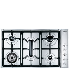 Płyta gazowa 90cm 5 palników żeliwne ruszty Smeg SE93SGH3