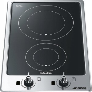 Płyta indukcyjna 31cm 2 strefy sterowanie pokrętłami Smeg PGF32I-1