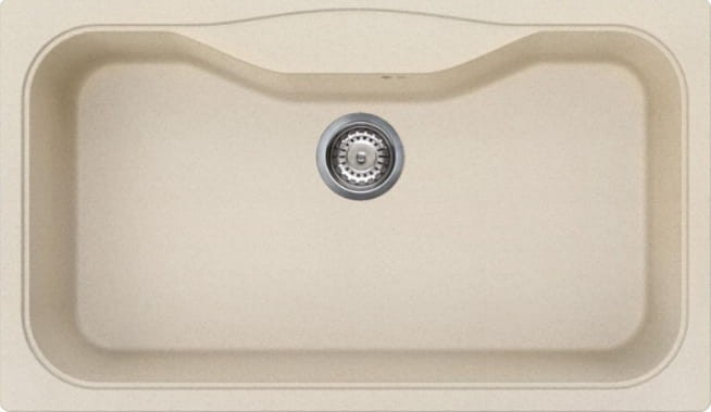 Zlewozmywak kompozytowy 86cm 1 komora 235mm głębokość Smeg LSEG860AV2