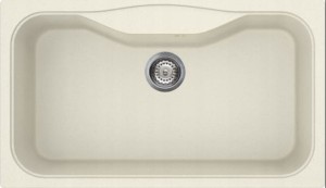 Zlewozmywak kompozytowy 86cm 1 komora 235mm głębokość Smeg LSEG860P