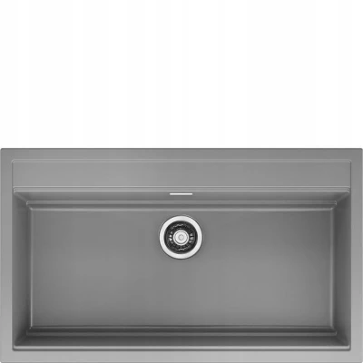 Zlewozmywak kompozytowy 86cm 1 komora deska i durszlak Smeg VSGX860CT