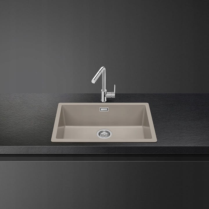 Zlewozmywak kompozytowy 45cm 1 komora Smeg VZP76DV