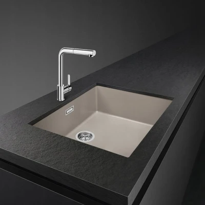 Zlewozmywak kompozytowy 45cm 1 komora Smeg VZP76DV
