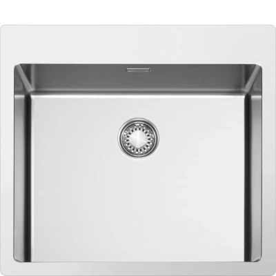 Zlewozmywak wpuszczany w blat 74cm 1 komora Smeg VR12S70