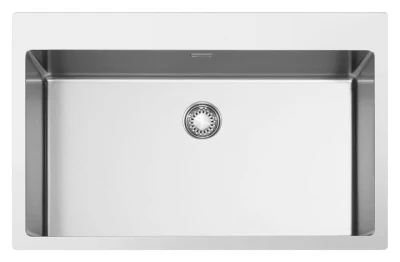 Zlewozmywak wpuszczany w blat 75cm 1 komora Smeg VR12S70RS