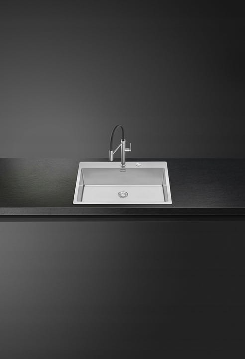 Zlewozmywak wpuszczany w blat 75cm 1 komora Smeg VR12S70RS
