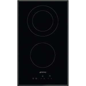 Płyta ceramiczna 30cm 2 strefy dotyk 9 poziomów booster Smeg SE332EB