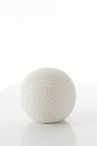 Kula Dekoracyjna Riso 8 x 7 cm Kremowa 2 szt.