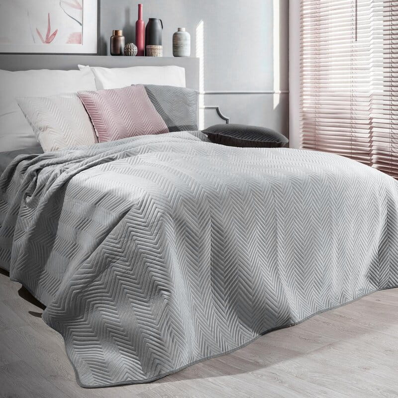 Narzuta Sofia 200 x 220 cm Srebrna