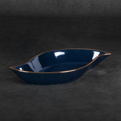 Patera Dekoracyjna Amora 31 x 17 x 5 cm Granatowa
