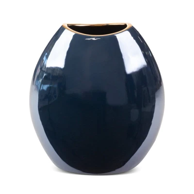 Wazon Dekoracyjny Amora 22 x 12 x 25 cm Granatowy