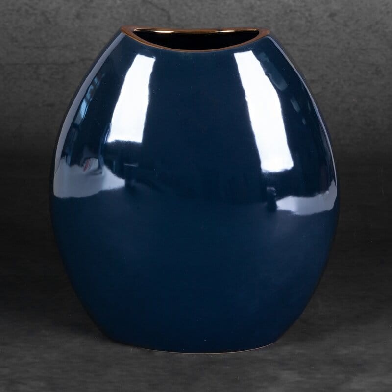 Wazon Dekoracyjny Amora 22 x 12 x 25 cm Granatowy