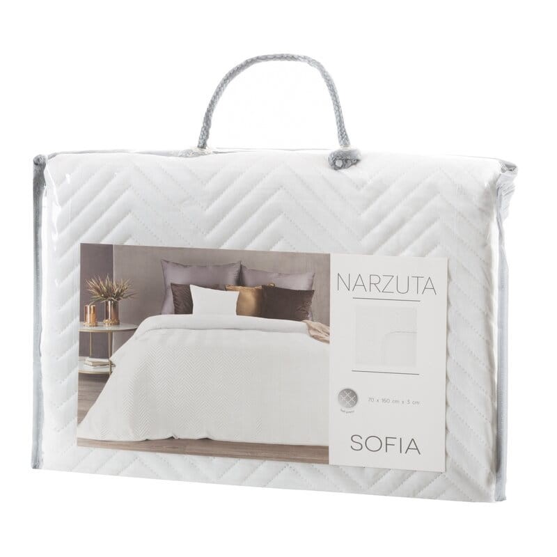 Narzuta Sofia 230 x 260 cm Biała