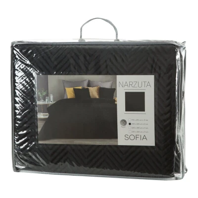Narzuta Sofia 200 x 220 cm Czarna