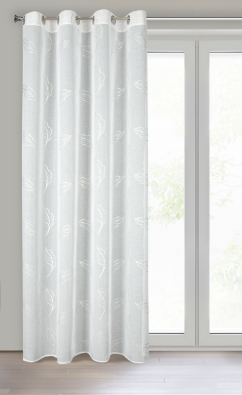 Firana Gotowa Sisi 140 x 250 cm Biała