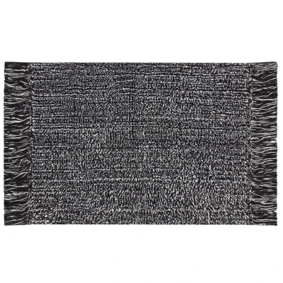 Dywanik Łazienkowy Lana 50 x 70 cm Czarna