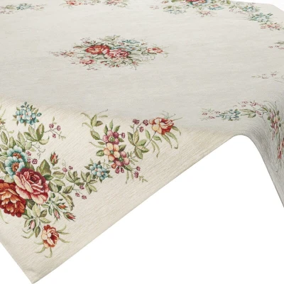 Obrus Z Gobeliny Szelinowej 100 x 100 cm Naturalny