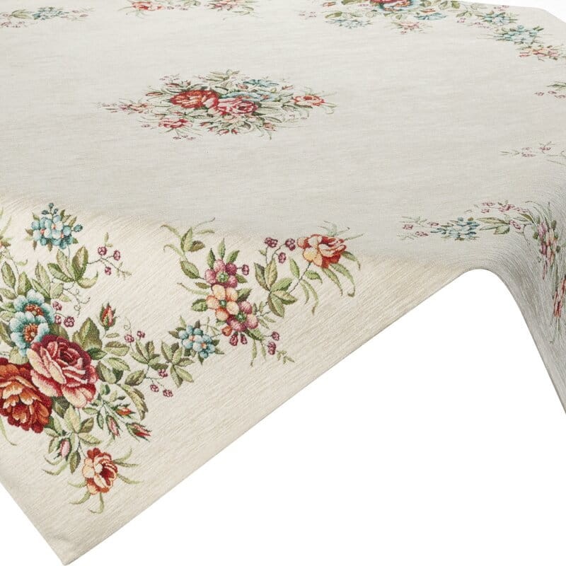 Obrus Z Gobeliny Szelinowej 100 x 100 cm Naturalny