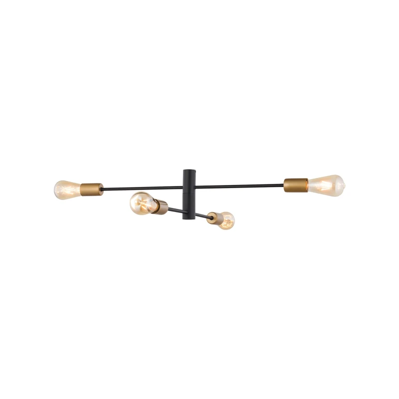 Lampa sufitowa Plafon ROTOR 4x60W IP20 E27 Czarny Nowodvorski