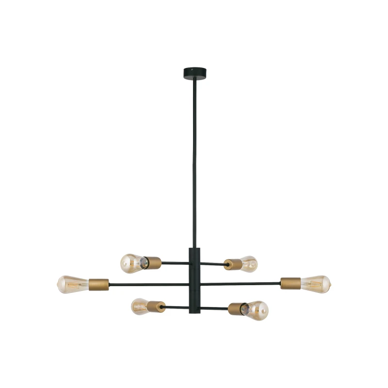 Lampa wisząca ROTOR 6x60W IP20 E27 Czarny Nowodvorski