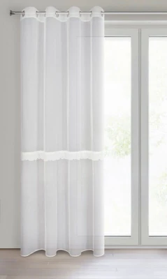 Firana Gotowa Sofi 140 x 260 cm Biała