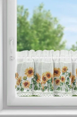 Firana Gotowa Helia 150 x 30 cm Żółta