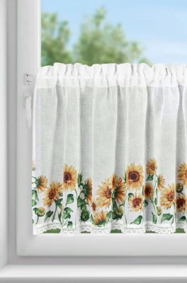 Firana Gotowa Helia 150 x 60 cm Żółta