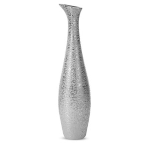 Wazon Dekoracyjny Riso  15 x 60 cm Srebrny