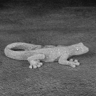 Figurka Dekoracyjna Eldo 19 x 10 x 4 cm Srebrna