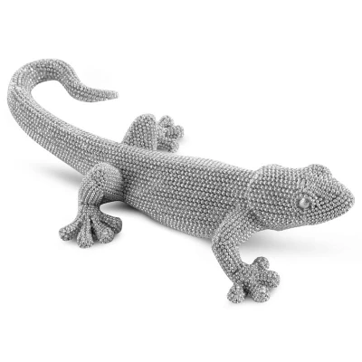 Figurka Dekoracyjna Eldo 12 x 25 x 6 cm Srebrna