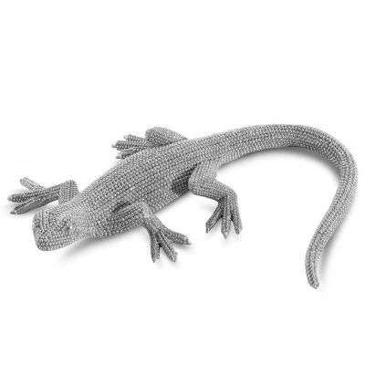 Figurka Dekoracyjna Eldo 22 x 18 x 5 cm Srebrna