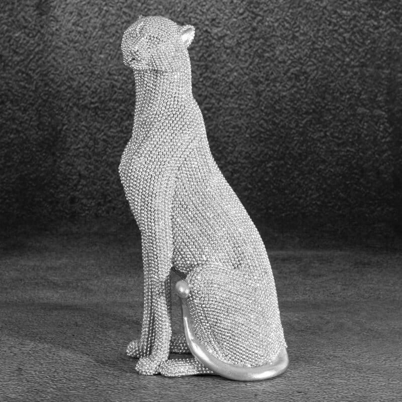 Figurka Dekoracyjna Eldo 12 x 8 x 23 cm Srebrna