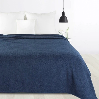 Koc Bukla 70 x 160 cm Granatowy