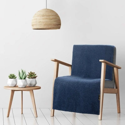 Koc Bukla 70 x 160 cm Granatowy