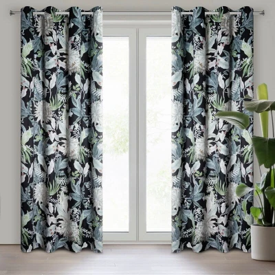 Zasłona Gotowa Salla 140 x 270 cm Czarna