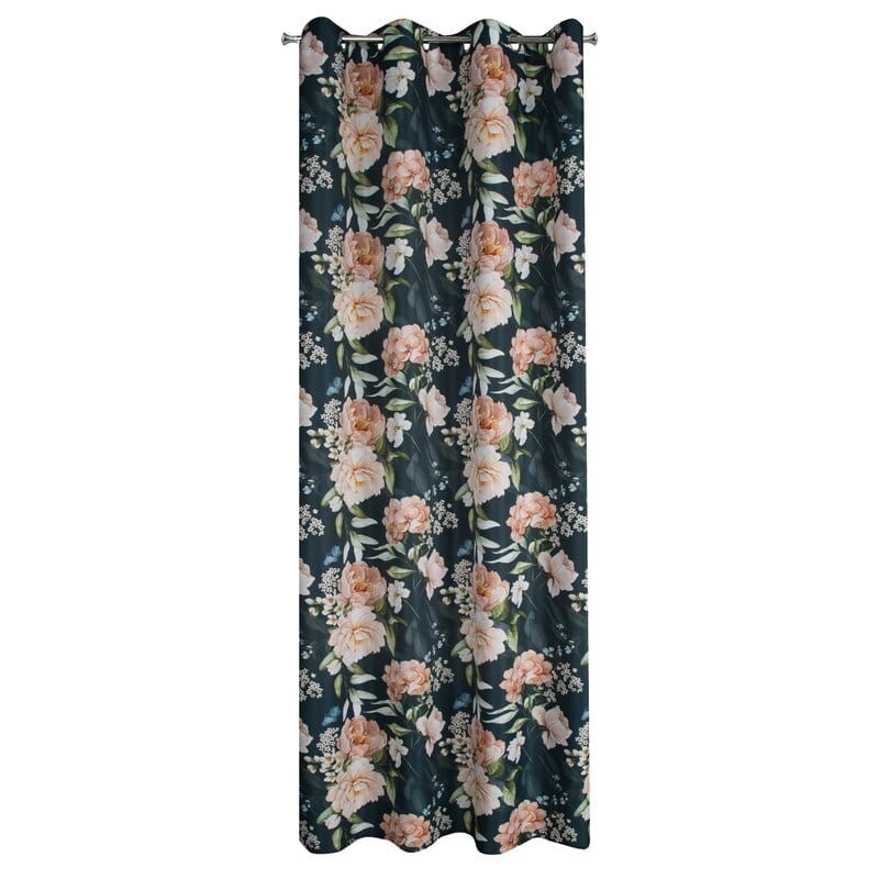 Zasłona Gotowa Salma 140 x 270 cm Czarna