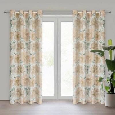 Zasłona Gotowa Karla 140 x 250 cm Naturalna