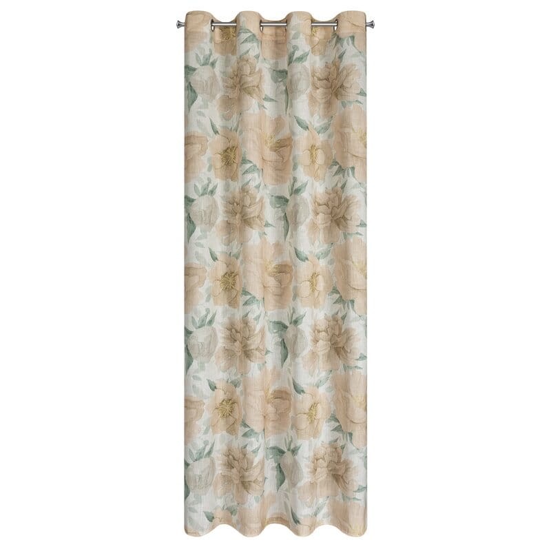 Zasłona Gotowa Karla 140 x 250 cm Naturalna