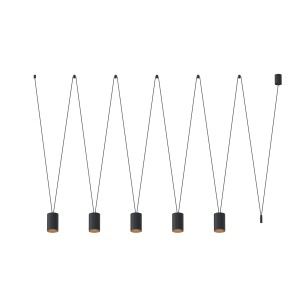 Lampa sufitowa Wisząca 10W only LED Czarna NOWODVORSKI