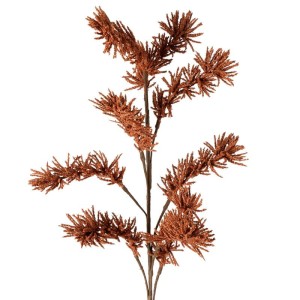 Ceglasty Kwiat Natu 74 cm, 6 sztuk, dekoracja do wnętrz