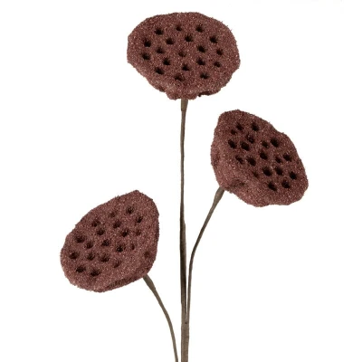 Kwiat Natu 63 cm Bordowy 6 szt.