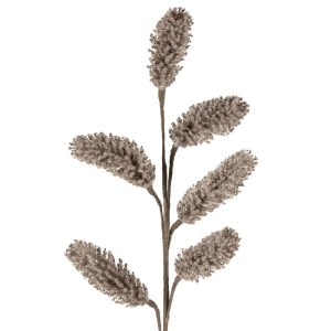 Ciemnobeżowe Kwiaty Sztuczne 62 cm, 6 szt.