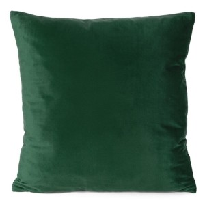Poszewka Elora 45x45 cm Ciemnozielona, 100% bawełna