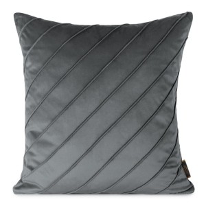 Poszewka Nala 45x45 cm Stalowa, 100% bawełna, nowoczesny design