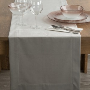 Obrus Melinda Srebrny 40x140 cm, Elegancki i Stylowy