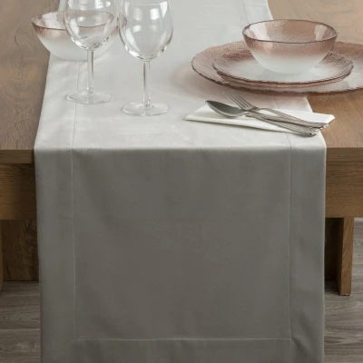 Obrus Melinda 40 x 140 cm Srebrny