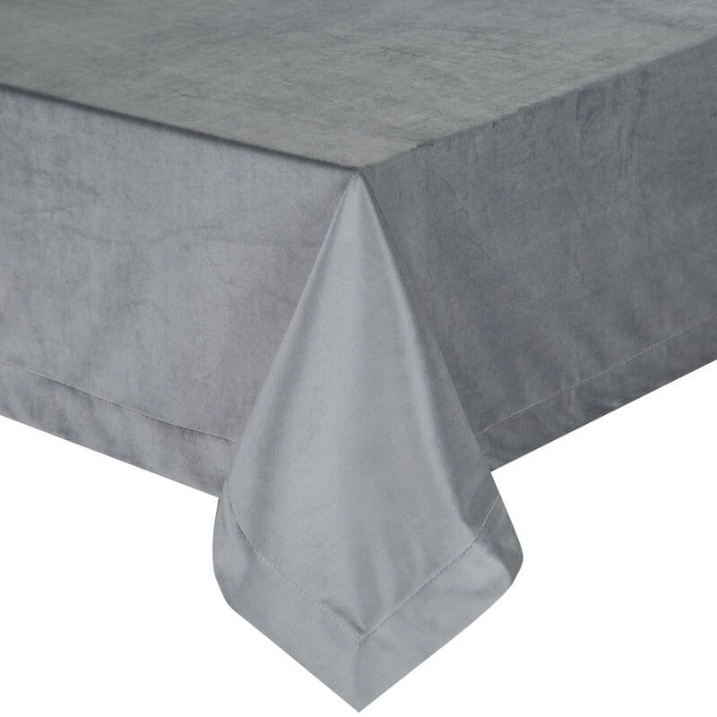 Obrus Melinda 180 x 140 cm Stalowy