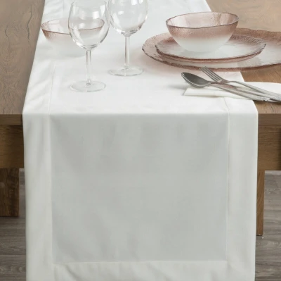 Obrus Melinda 140 x 40 cm Biały
