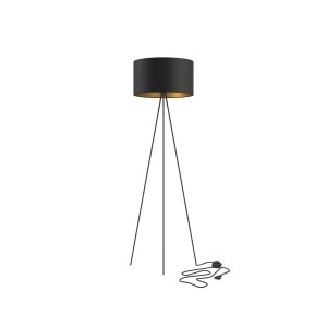 Lampa podłogowa 40W Czarno-Złota NOWODVORSKI